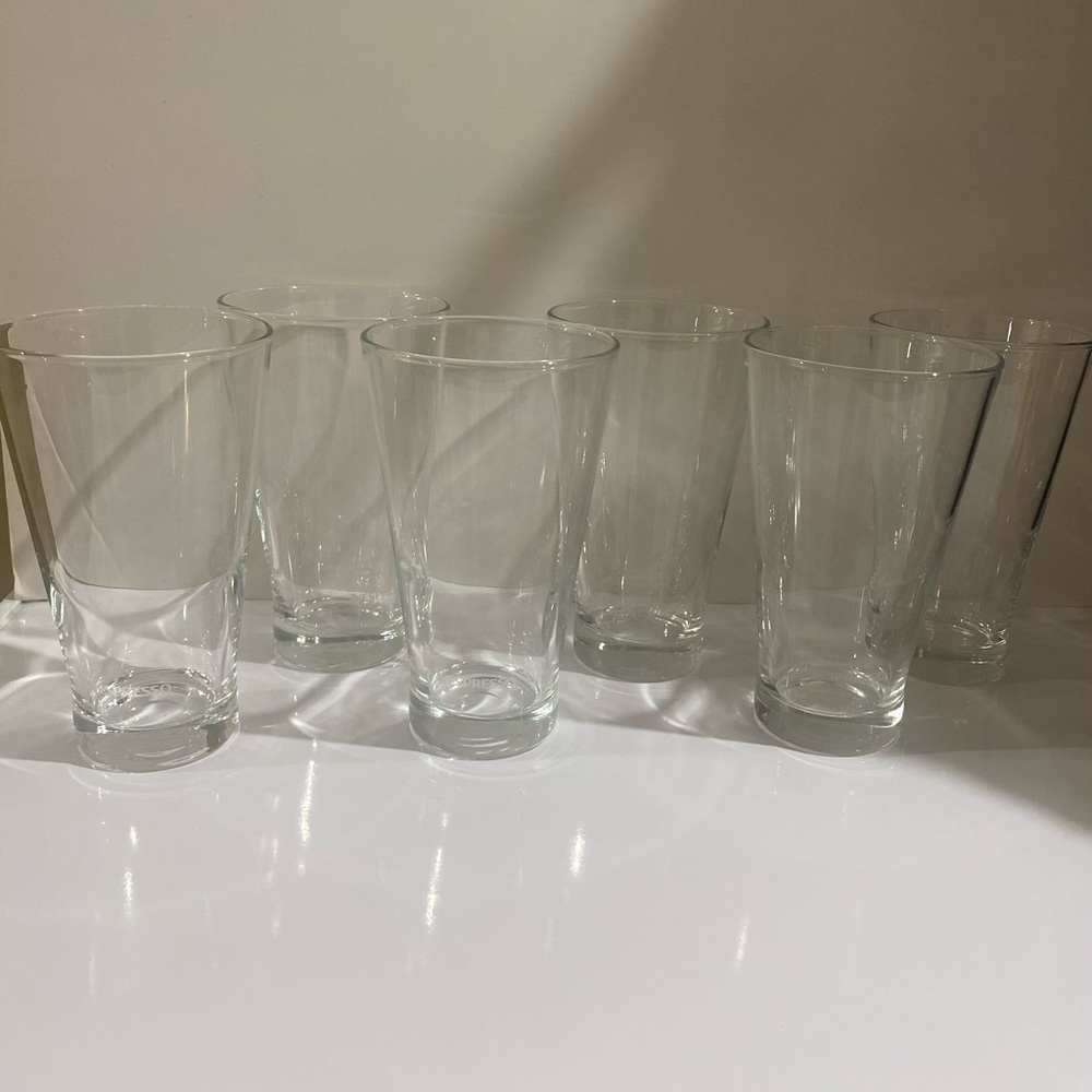 Nespresso Clear Glass Coffee latte  - Set of 6